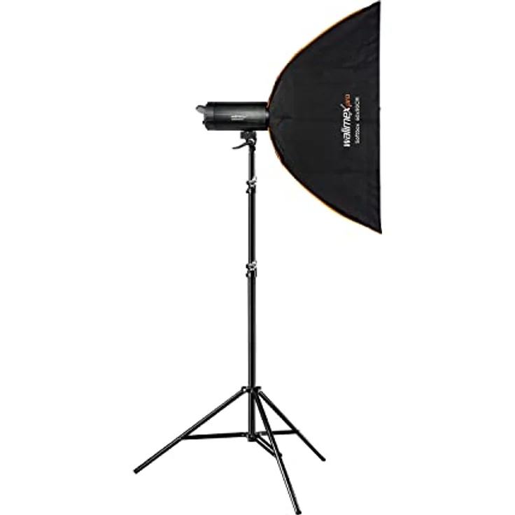 Walimex pro Campaigner 600 HS Set Single, Studioblitz mit 600 Ws und Hs-Modus, Aluminium-Finish – Bild 1