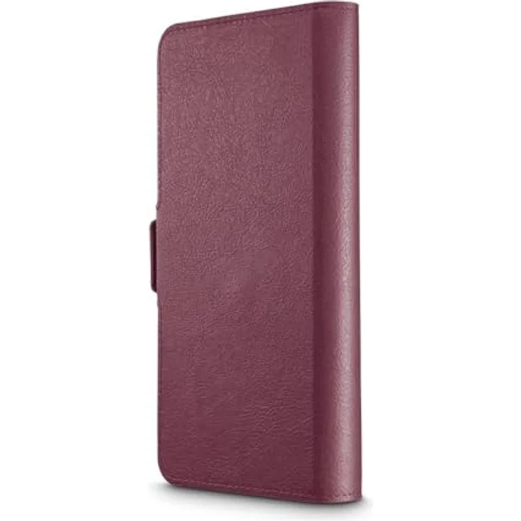 HAMA Handytasche Bookcover, Universal für Smartphones bis 7,5 x 15,3 cm, rot, mit drehbarer Halterung und Kartenfächern – Bild 5