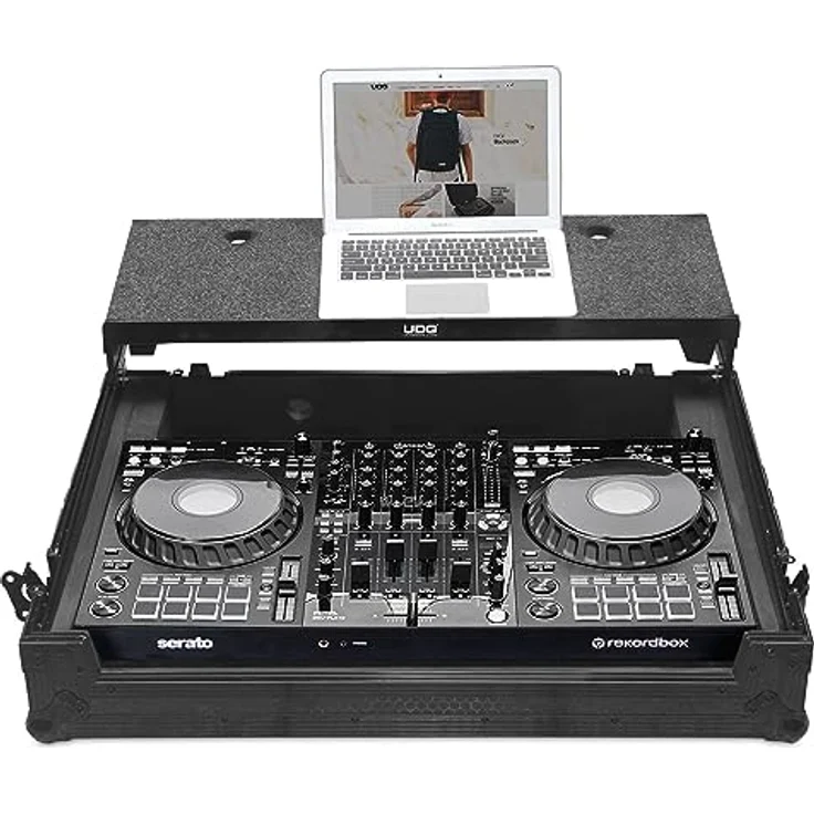 UDG Flightcase Pioneer DDJ-FLX10, DJ-Case für Controller und Laptop mit stoßfestem EVA-Schutz, schwarz – Bild 3