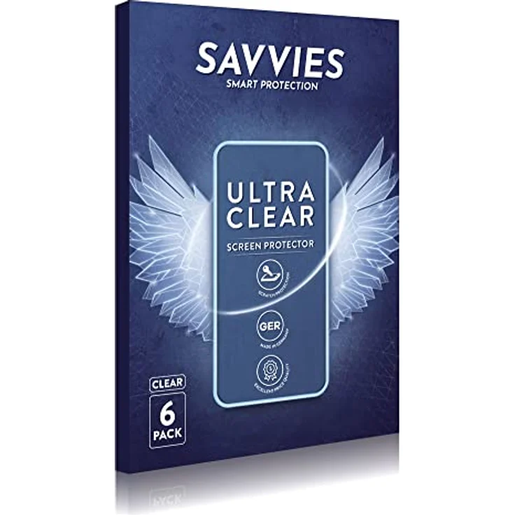 Savvies 6 Stück Schutzfolie für Epson EcoTank ET-8550 Displayschutz-Folie Ultra-Transparent – Bild 3