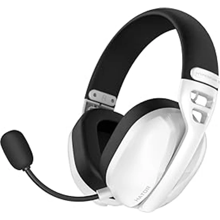 Hator Hyperpunk 3 Wireless (Kabelgebunden, Kabellos), Gaming Headset, Weiss – Bild 1