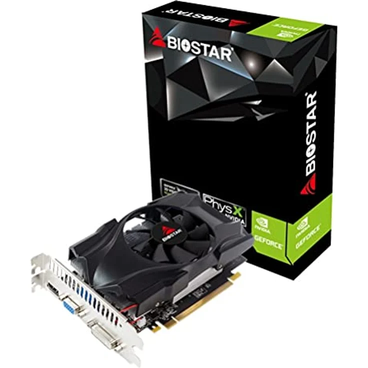 Biostar GeForce GT 1030 4GB DDR4 Grafikkarte, VN1034TB46-TB1RA-BS2 – Bild 1