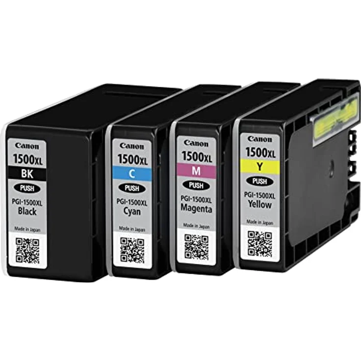 Canon PGI-1500 XL Druckerpatronen Multipack - Patronen Tintenpatronen (Schwarz Cyan Magenta Gelb) Original für MAXIFY Drucker – Bild 3