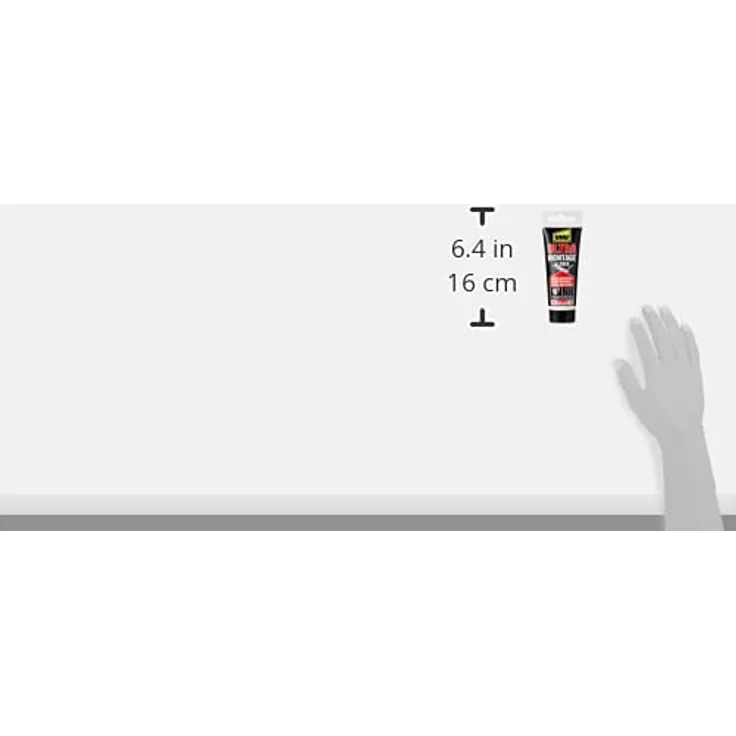 UHU Montagekleber ULTRA Tube, Universeller, elastischer Montagekleber auf Polymerbasis mit sehr schnellem Festigkeitszuwachs, weiß 100g – Bild 4