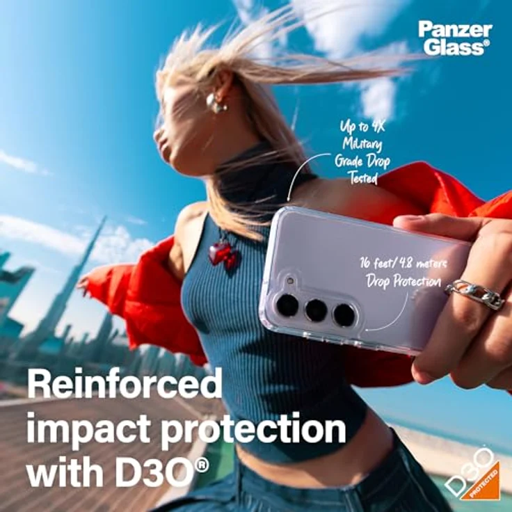 PanzerGlass™ Ultimative Schutzhülle für Samsung Galaxy A25 HardCase mit D3O - Langlebig und Nachhaltig – Bild 3