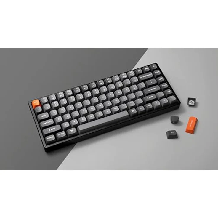 Keychron K2 MAX, Wireless Mechanische Tastatur mit RGB, Hot-Swap, QMK/VIA Programmierbare Makros, Aluminiumrahmen, Super Brown Switch, für Mac und Windows – Bild 3