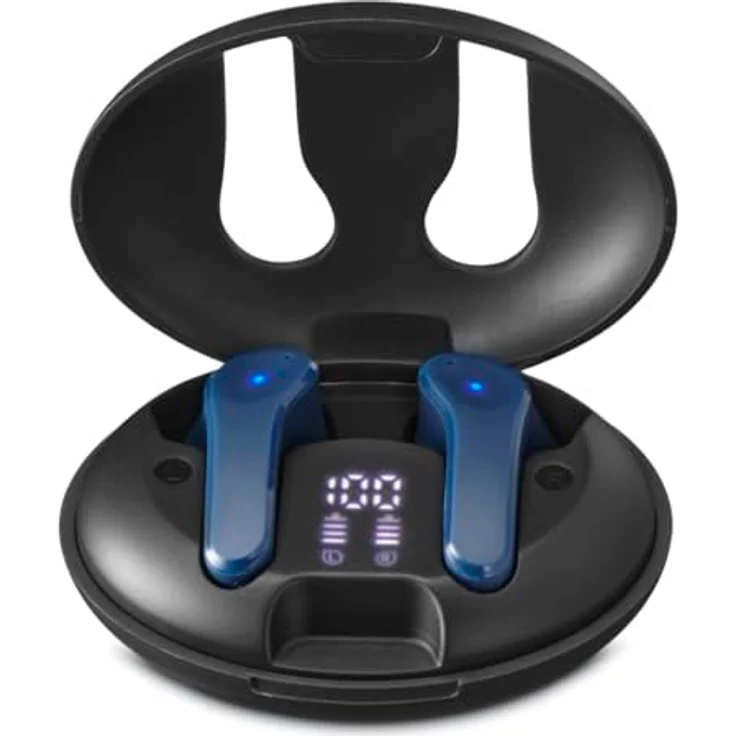 Hama Spirit Unchained wireless In-Ear-Kopfhörer (Echo Noise Cancellation (ENC), Freisprechfunktion, True Wireless, kompatibel mit Siri, Google Assistant, A2DP Bluetooth, AVRCP Bluetooth, Bluetooth, HFP, Schwarz) – Bild 3