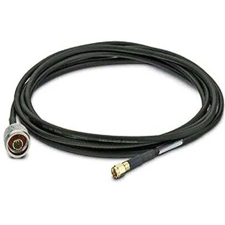 PHOENIX CONTACT RAD-PIG-RSMA/N-2 Antennenkabel, 5 mm Außendurchmesser, 0.9/1.3/2,0 dB bei 0.9/2.4/5.8 GHz Dämpfung, 2 m Kabellänge, Flexibles Design, Hochwertiges Material