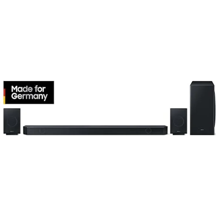 Samsung HW-Q935GD 9.1.4-Kanal Q-Soundbar für TV-Geräte, 2.0.2-Kanal-Rücklautsprecher, Bluetooth-Lautsprecher mit kabellosem Dolby Atmos / DTS:X, Q-Symphony [2024] – Bild 1