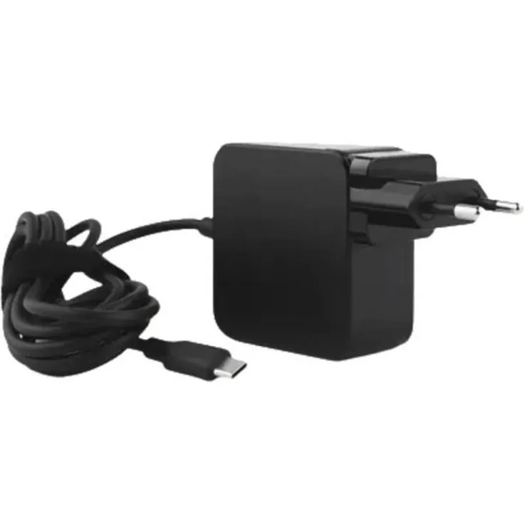 CoreParts 100W USB-C Nano Charger, GaN Technologie, kompaktes Ladegerät für Laptops und Smartphones, Schwarz