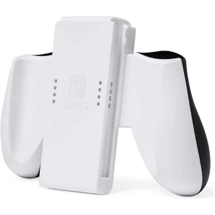 PowerA Joy-Con-Komfortgriff für Nintendo Switch - Weiß, Offiziell Lizenziert, Ergonomisches Design, Gummigriffe, Spieler-Anzeigeleuchten. – Bild 5