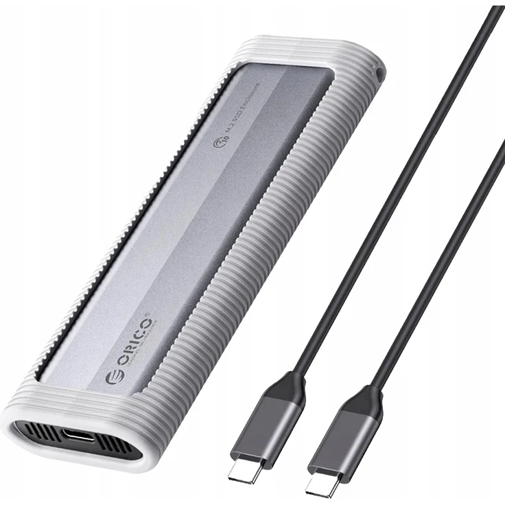 Orico AXM2-G2 M.2 NVMe USB-C Festplattenlaufwerk, 10 Gb/s, grau, bis 8 TB