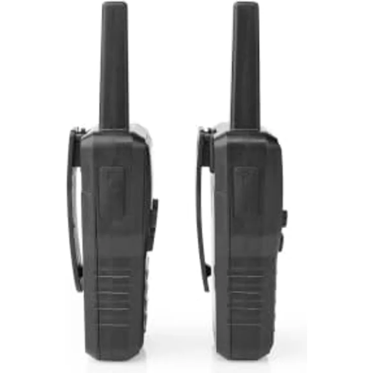 Alecto FR200BK, Set mit 2 wiederaufladbaren Walkie-Talkies, Reichweite bis zu 10 km, VOX-Freisprechfunktion, USB-C, Schwarz – Bild 5