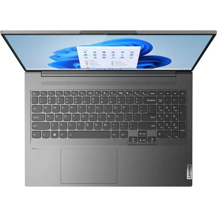 Lenovo Slim 7 Laptop 2023, Intel 14-Core i7-12700H, 16 Zoll WQXGA IPS Touchscreen, 32 GB LPDDR5, 1 TB SSD, Storm Grey, Thunderbolt 4, Wi-Fi 6, Hintergrundbeleuchtung – Bild 2