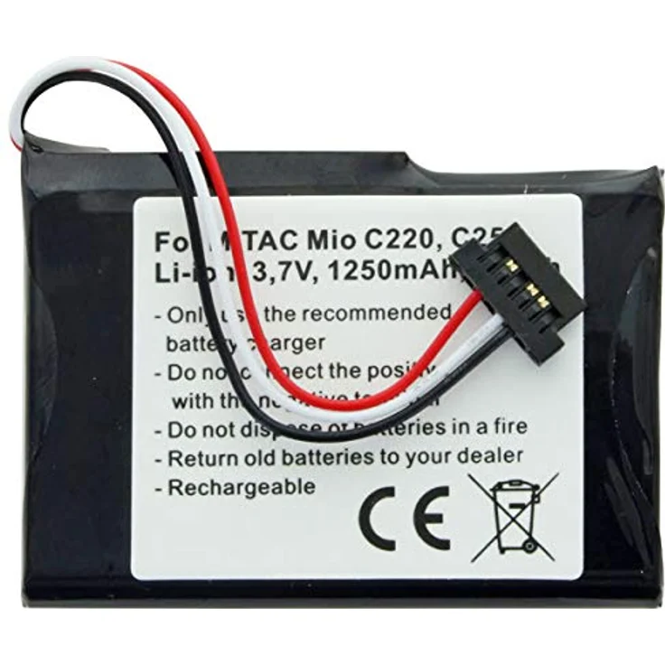 AccuCell Akku kompatibel mit Mitac Mio E4MT081202B12, langlebig und leistungsstark – Bild 1