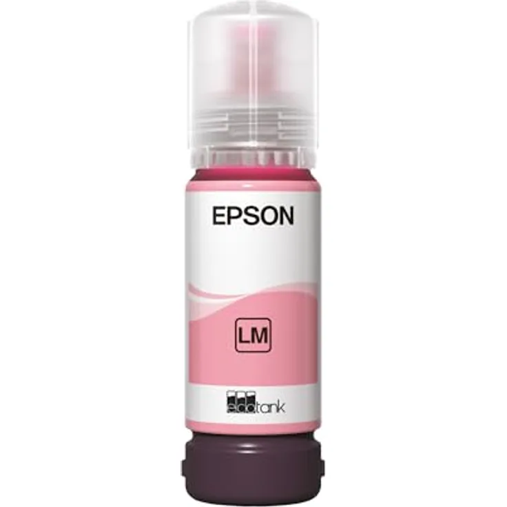 Epson 108 Tintenpatrone hellmagenta, original Nachfülltinte für EcoTank L18050 L8050