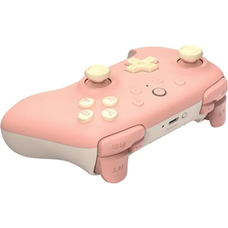 8bitdo Ultimate 2C Wireless, Gaming Controller für Windows & Android, Bluetooth, pfirsich/hellgelb – Bild 2