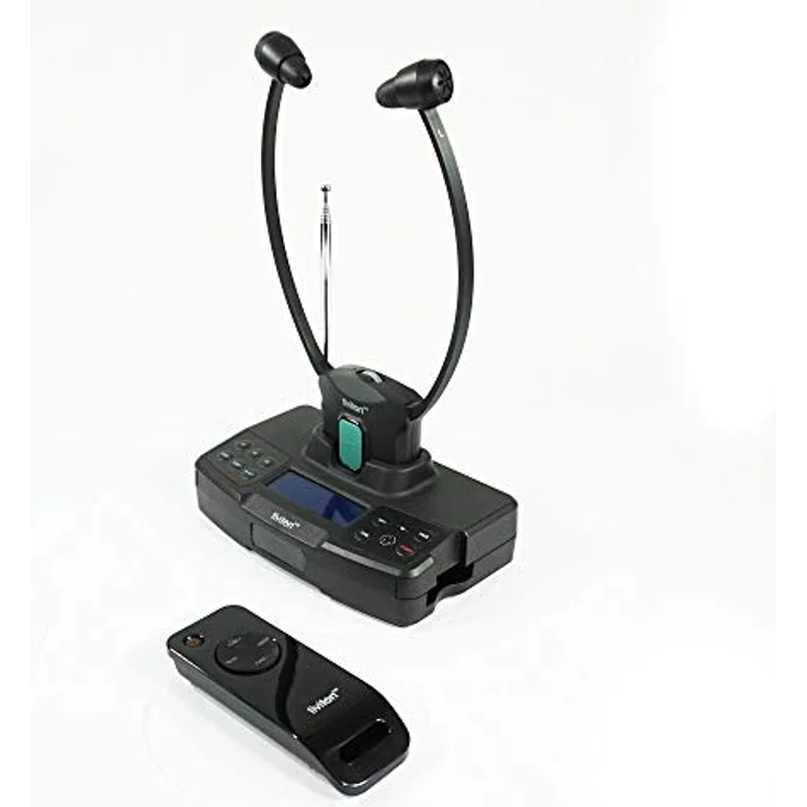 Humantechnik Tiviton DAB 3 in 1 Funk-Kopfhörer, drahtloser TV-Kopfhörer, DAB+ Radio & Hörverstärker, Kinnbügel-Design – Bild 5