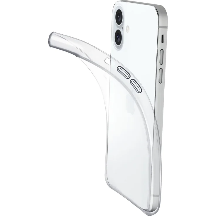Cellular Line Fine Cover für Apple iPhone 16, Transparent, Handytasche für optimalen Schutz – Bild 1
