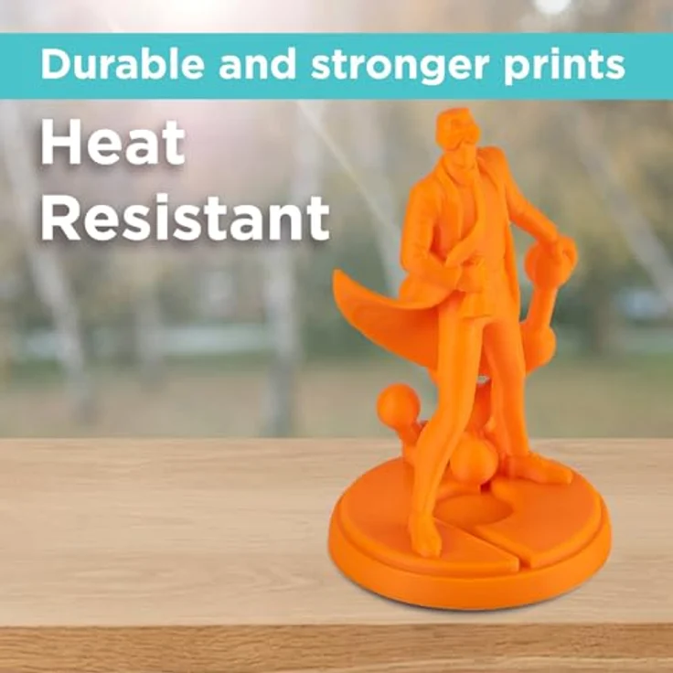 Polymaker PolyLite ABS Filament, geruchsarm, 1.75mm, 1000g, orange, hitzebeständig und schlagfest – Bild 2