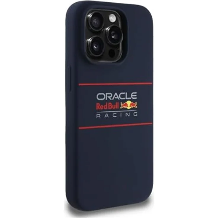 CG MOBILE Red Bull RBHMP15X24SIHSRV Hülle für iPhone 15 Pro Max 6.7 Zoll, Marineblau, Lizenziert, Silicone mit horizontalem Logo, kompatibel mit MagSafe – Bild 4