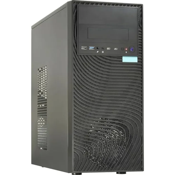 Inter-Tech IT-8835 RIPPLE ATX-Gehäuse, geräumig mit USB-C 3.2 und flexibler Laufwerksbestückung