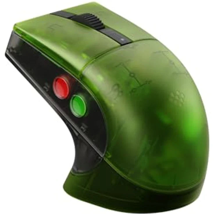 8bitdo Retro R8 Mouse Xbox Edition, Gaming-Maus mit 26.000 DPI, fünf programmierbaren Tasten, ergonomischem Design, kabellos, Grün – Bild 3