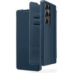 Hama Handyhülle für Samsung Galaxy S25 Ultra (Handytasche, Klapphülle, Etui mit 2 Kartenfächern, stoßfest, Kratzfest, eleganter Rundumschutz, weich, Slim, softe Oberfläche) blau