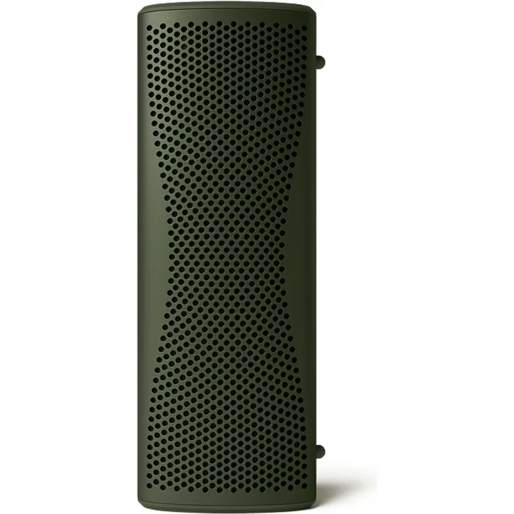 KEF MUO, Tragbarer Bluetooth-Lautsprecher in moosgrün mit hochwertigem, vielschichtigem Sound