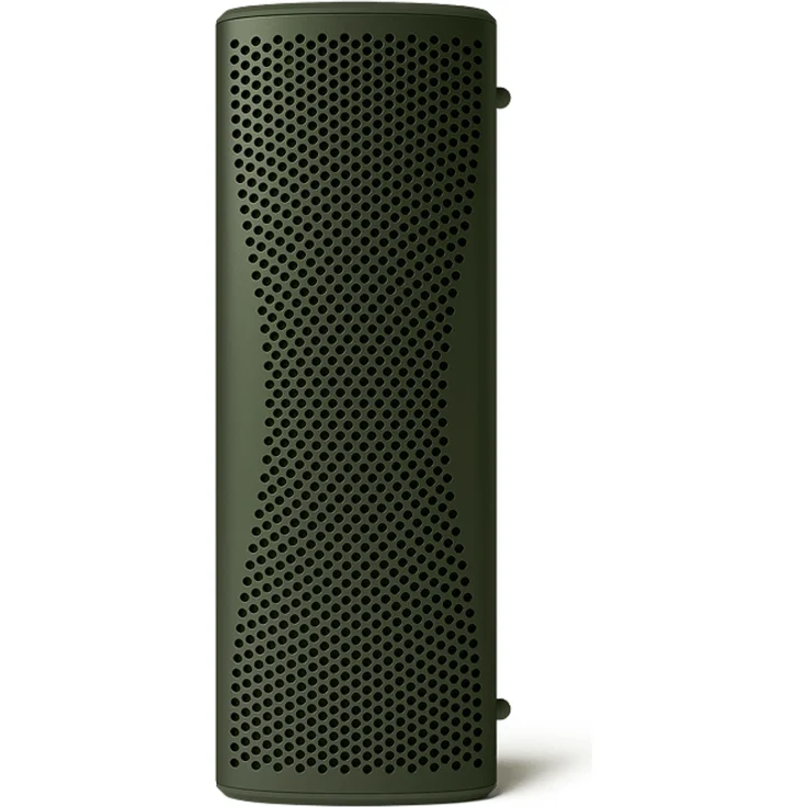 KEF MUO, Tragbarer Bluetooth-Lautsprecher in moosgrün mit hochwertigem, vielschichtigem Sound