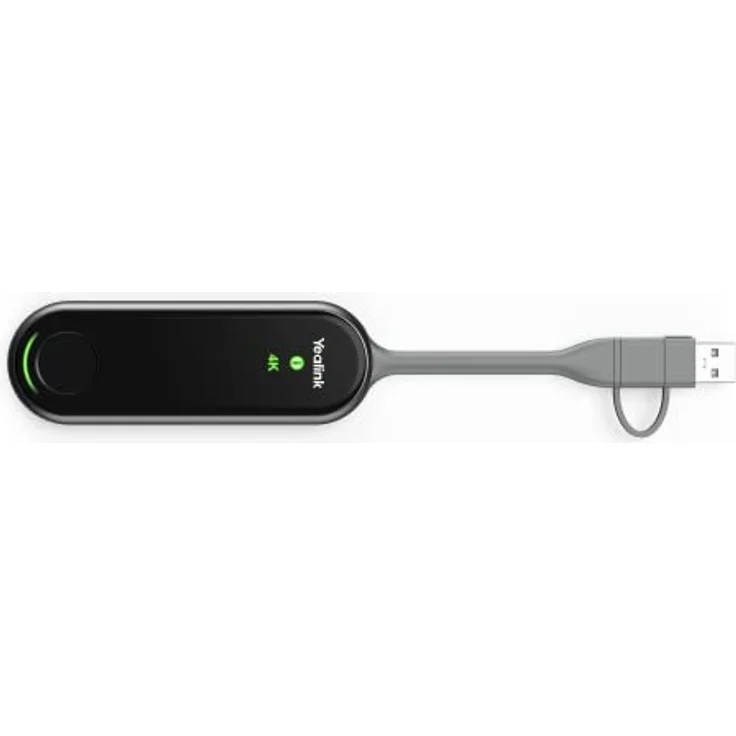 Yealink WPP30, Dongle, Schwarz, 4K UHD, 30 fps, Wi-Fi 5, USB Typ-C – Bild 1