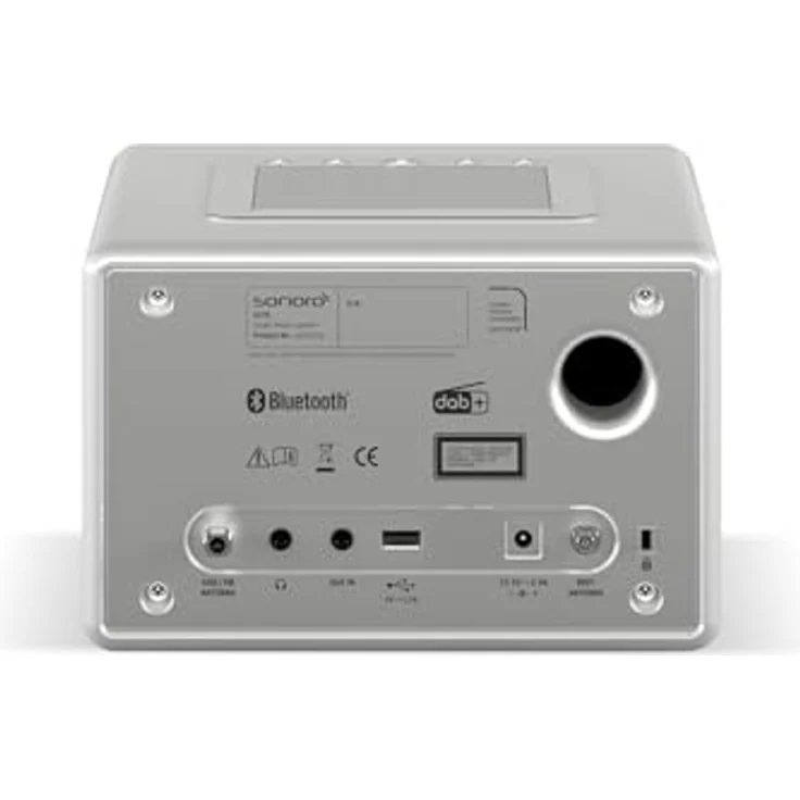sonoro Elite Internetradio mit CD-Player & Bluetooth, DAB+, WLAN, Duale Weckfunktion, Silber – Bild 2