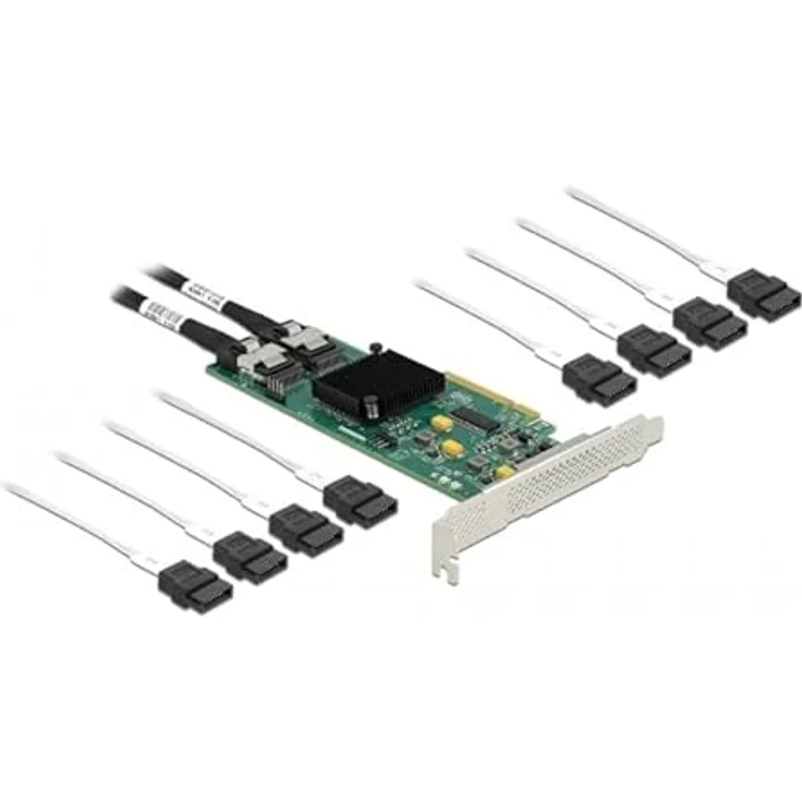 DELOCK SATA-TarJETA PCI EXPRESS X8 DE 8 PUERTOS MIT CABLE DE CONEXIÓN – Bild 1