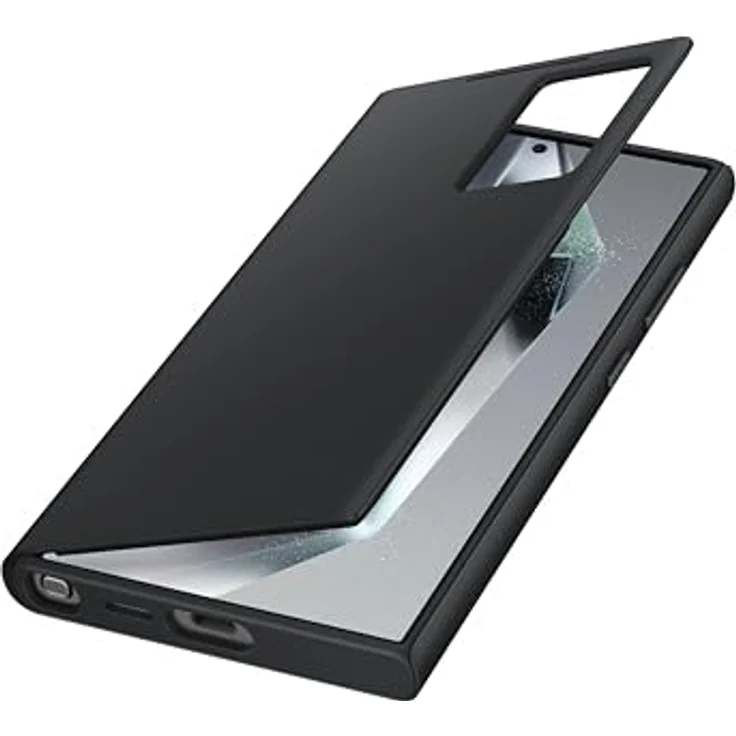 Samsung Smart View Wallet Smartphone Case EF-ZS928 für Galaxy S24 Ultra, Handy-Hülle, Kartenfach, Sichtfenster, Black – Bild 4