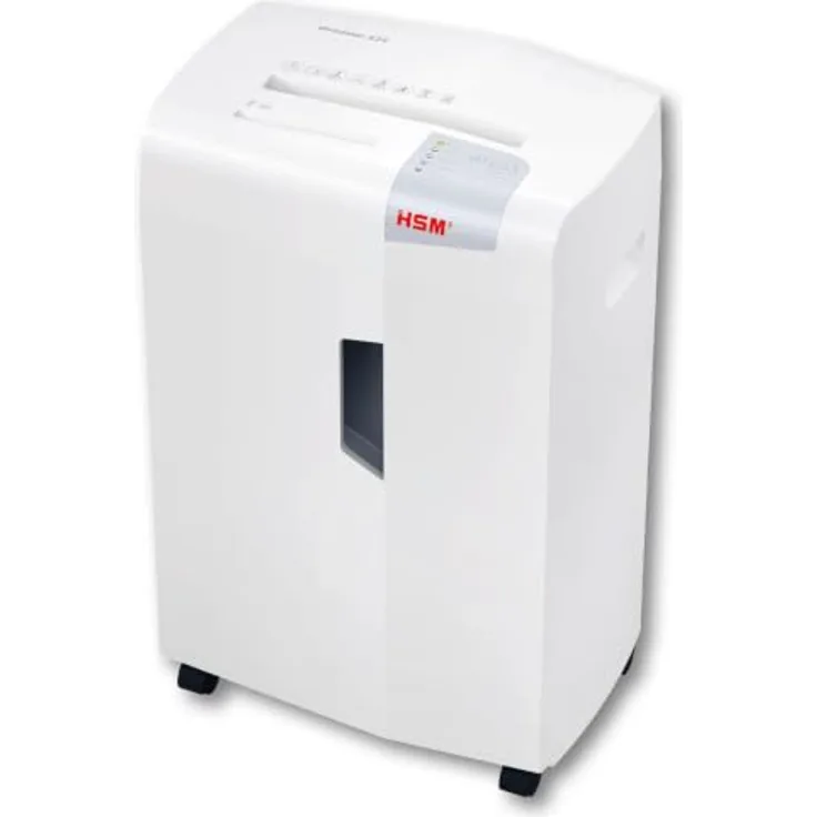 HSM shredstar X24, Aktenvernichter mit Partikelschnitt P-4, 4 x 37 mm, bis 24 Blatt, weiß, für Büroklammern, CDs/DVDs, leiser Betrieb