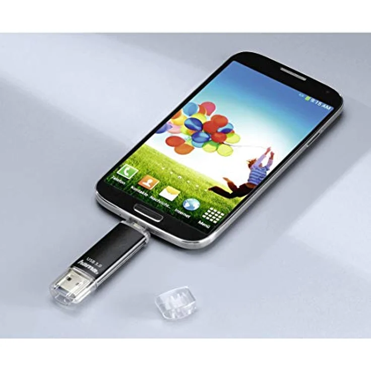 Hama 256GB USB-Speicherstick mit USB 3.0 und microUSB (2-in-1 USB-Stick, z.B. für Android Handy, Tablet, Computer, Notebook, PC, Laptop, MacBook, OTG, 40MB-s) Handy-Stick, Doppel Memory-Stick schwarz – Bild 4
