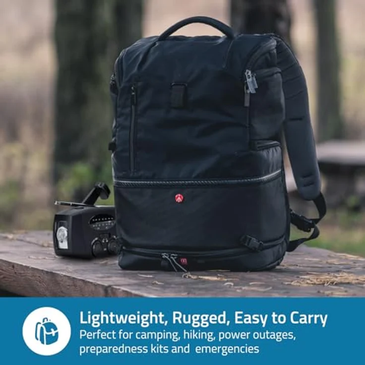 Nedis Notfallradio AM/FM, tragbares Akku-Radio mit Powerbank-Funktion, Handkurbel und Solarpanel – Bild 10