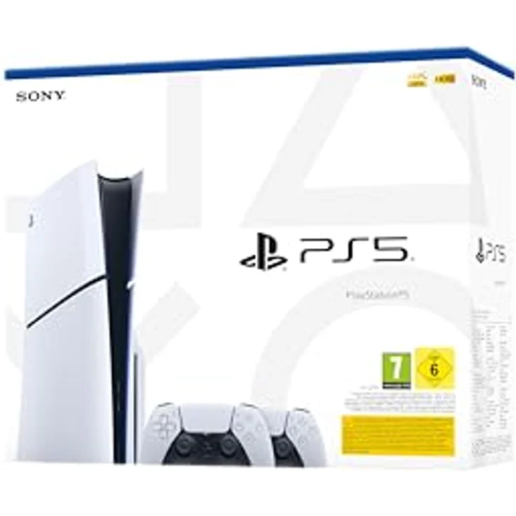 Sony PS5 Slim 2. Controller Bundle, Weiß – Bild 3