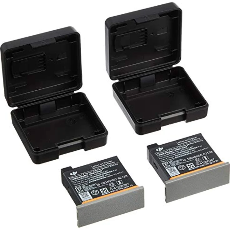 DJI Osmo Action Part 3 Lade-Kit - Eine Ladestation, 2 Akkus, 2 Akku-Gehäuse, intelligentes Ladesystem, höhere Effizienz – Bild 4