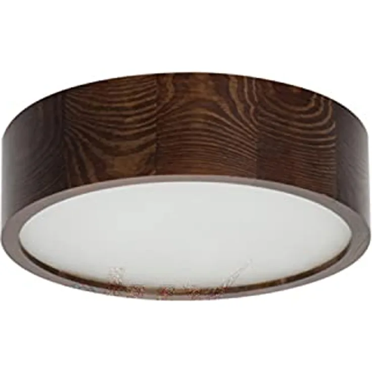 Kanlux LED Jasmin 270-WE E27 Deckenleuchte, 27 cm Durchmesser, Wenge