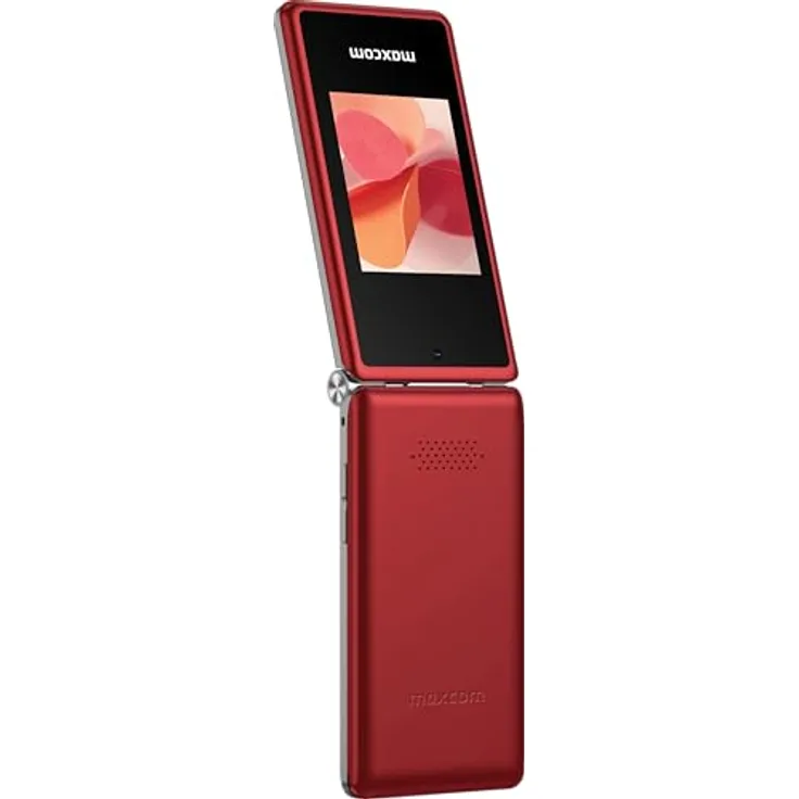 MAXCOM Comfort MM835, Klapphandy mit Dual-SIM, 3,5 Zoll Display, FM-Radio, erweiterbar bis 32 GB, Schwarz