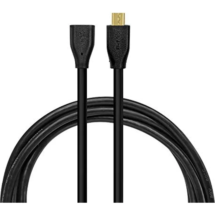 LogiLink CU0121 USB 2.0 Micro-B Verlängerungskabel Schwarz – Bild 5