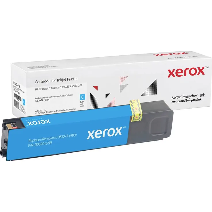 Xerox Everyday Tonerpatrone, ersetzt HP 980 (D8J07A), kompatibel, Cyan, Standard-Ergiebigkeit
