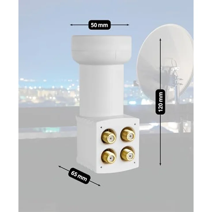 MegaSat 0401074 HD-Profi Quad LNB weiß – Bild 8