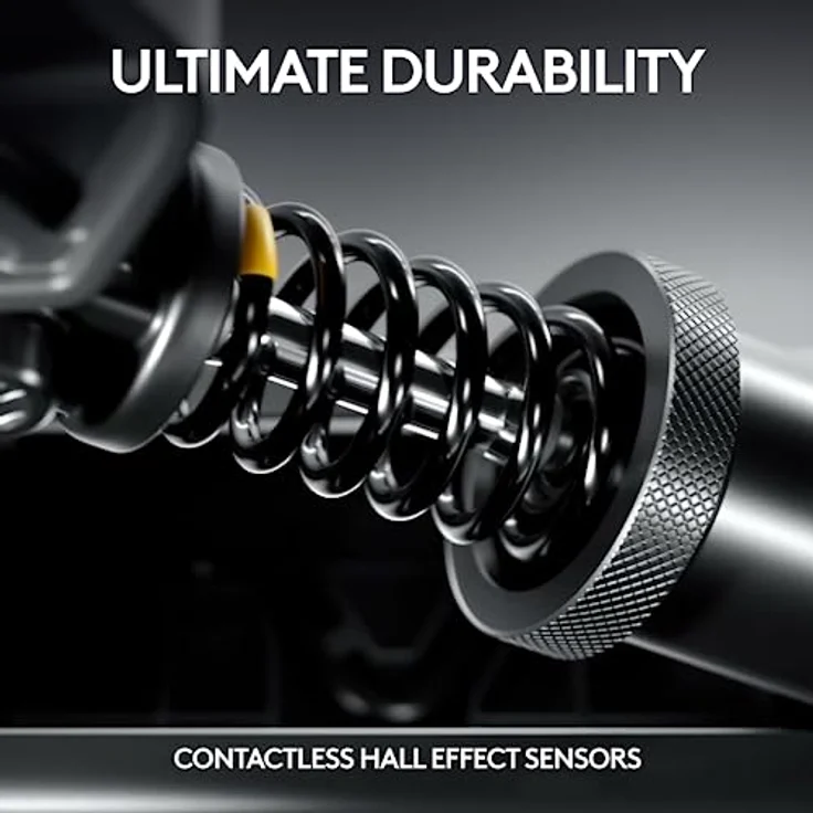 Logitech G PRO Racing Pedals – Pedale für Rennsimulationen; 100 kg Loadcell-Bremse, vollständig personalisierbar, austauschbare Federn und Elastomere, modulares Design, Schwarz – Bild 5