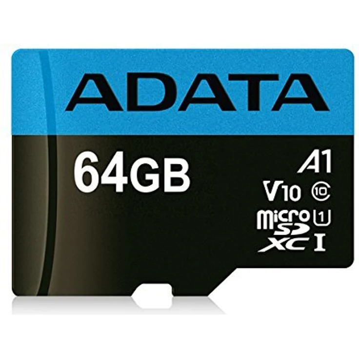 ADATA 64GB, microSDHC, Class 10 Speicherkarte Klasse 10 UHS-I - Speicherkarten (microSDHC, Class 10, 64 GB, MicroSDHC, Klasse 10, UHS-I, 85 MB-s, Schwarz, Blau) – Bild 3
