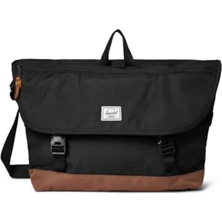 Herschel Cove Messenger, Laptop-Tasche mit 38 cm Fach, 100% Polyester, schwarz – Bild 1