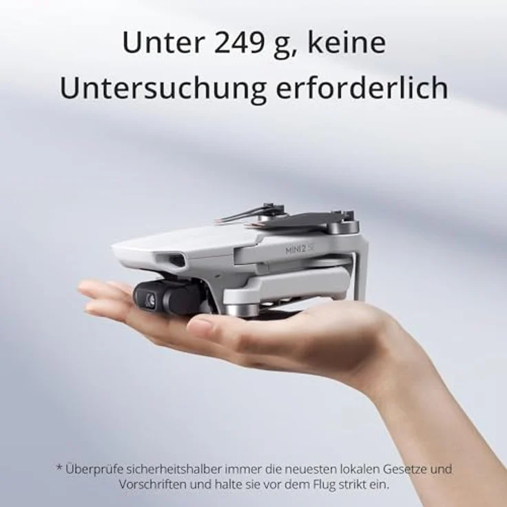 DJI Mini 2 SE, leichte und faltbare Mini-Kameradrohne mit 2.7K Video, intelligenten Modi, 10 km Videoübertragung, 31 min Flugzeit, unter 249 g, Fotoshooting, Straßenaufnahmen, C0 – Bild 2