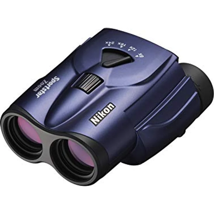 Nikon Sportstar Zoom 8-24x25 Zoom-Fernglas (8- bis 24-Fach, 25mm Frontlinsendurchmesser), Dunkelblau – Bild 1
