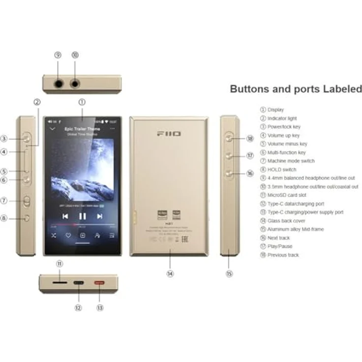 FiiO M21 - MP3 Spieler 64 GB – Bild 3